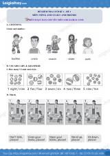 Đề thi học kì 1 Tiếng Anh 3 Family and Friends - Đề số 1